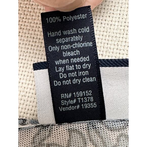 Day Trip BKE BLUE WHITE FLORAL BABYDOLL TUNIC PEASANT TOP BLOUSE Long Sleeve NWT - Picture 12 of 16